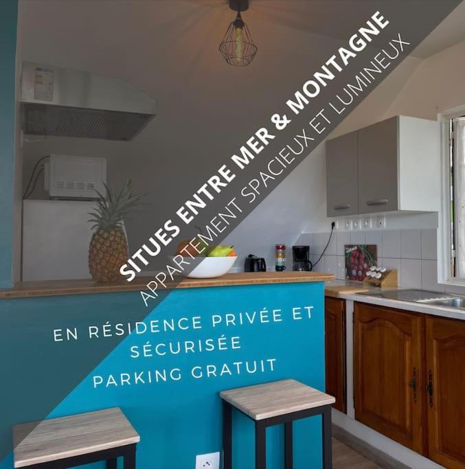 Appartement Les Cles Du Bonheur, Entre Mer & Montagne à Trois Bassins Extérieur photo
